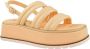 Elvio Zanon Platte sandalen Beige Dames - Thumbnail 2