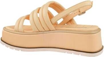 Elvio Zanon Platte sandalen Beige Dames