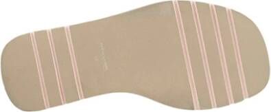 Elvio Zanon Platte sandalen Beige Dames