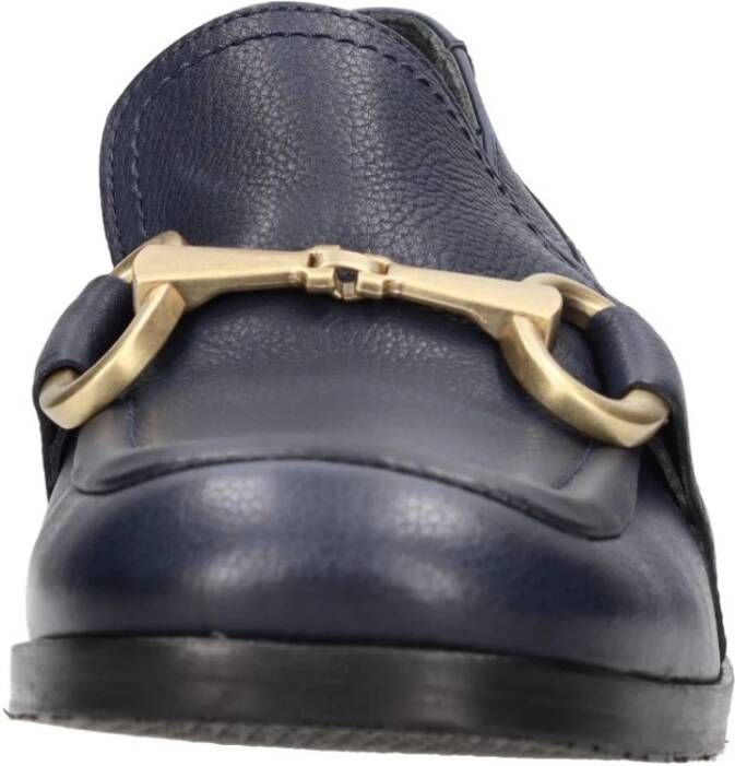 Elvio Zanon Platte schoenen Blauw Blue Dames
