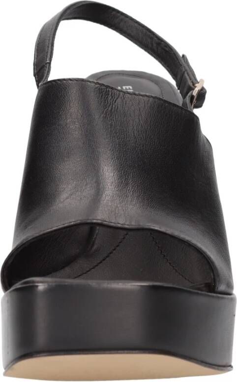 Elvio Zanon Sandalen Zwart Black Dames