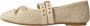 Elvio Zanon Witte Mary Jean stijl leren ballerina - Thumbnail 2