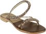 Emanuela Caruso Flip Flops Sliders Beige Dames - Thumbnail 2