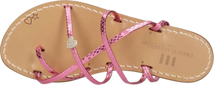 Emanuela Caruso Sandalen Fuchsia