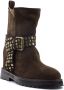 Emanuelle Vee Studded enkellaarsjes van leer Brown Dames - Thumbnail 2
