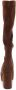 E uelle Vee Bella Stretch Plateau Laarzen Donkerbruin - Thumbnail 2