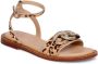 Emanuelle Vee Platte sandalen Bruin Dames - Thumbnail 2