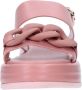 Emanuelle Vee Leren Knoop Sandalen voor Vrouwen Pink Dames - Thumbnail 5