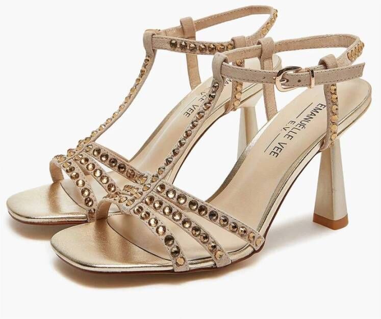 Emanuelle Vee High Heel Sandals Beige Dames