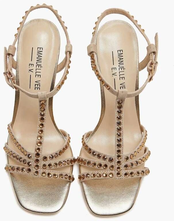 Emanuelle Vee High Heel Sandals Beige Dames