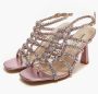 Emanuelle Vee Elegante Roze Sandalen met Vlechtwerk Pink Dames - Thumbnail 3