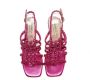 Emanuelle Vee Glamour Sandaal met Unieke Charme Pink Dames - Thumbnail 4