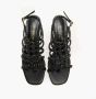 Emanuelle Vee Stijlvolle Zwarte Hoge Hak Sandalen Black Dames - Thumbnail 3