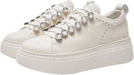 Emanuelle Vee Ivoor Kant Sneakers voor Vrouwen