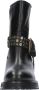 Emanuelle Vee Leren Studs Dames Enkellaars Black Dames - Thumbnail 5