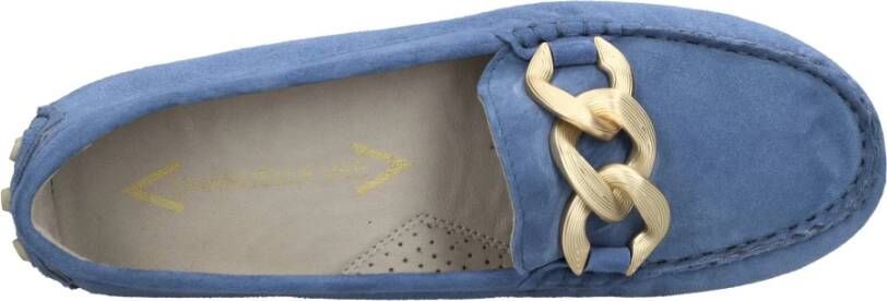 Emanuelle Vee Platte schoenen Helder Blauw