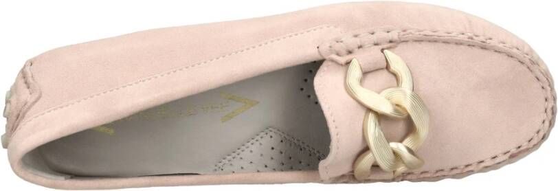 Emanuelle Vee Suède Loafers met Goudkleurige Applicaties