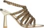 Emanuelle Vee Glamour Sandaal Minerva in Laminaat Yellow Dames - Thumbnail 3