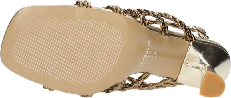 Emanuelle Vee Sandalen Goud Yellow Dames