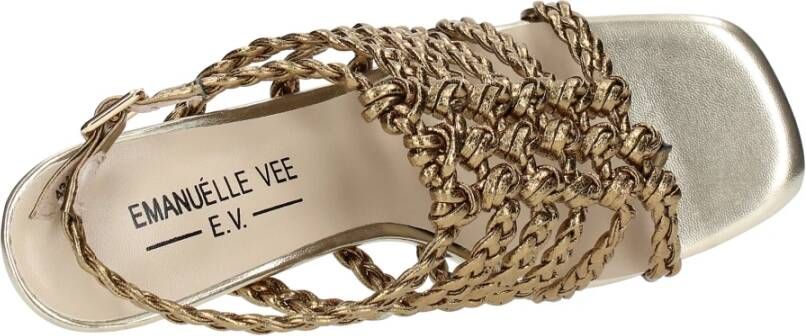 Emanuelle Vee Sandalen Goud Yellow Dames