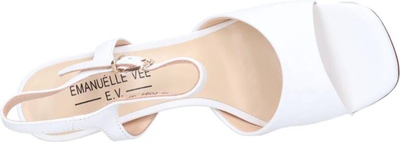 Emanuelle Vee Sandalen Wit White Dames
