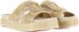 Emanuelle Vee Sliders Beige Dames - Thumbnail 4