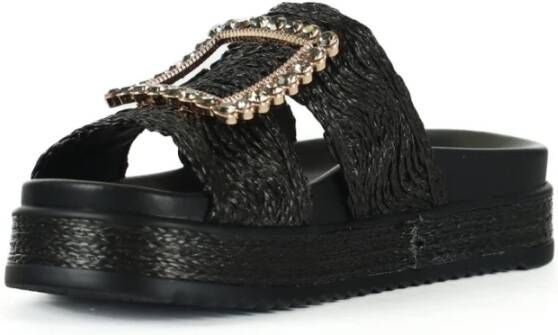 Emanuelle Vee Sliders Black Dames