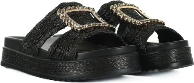 Emanuelle Vee Sliders Black Dames