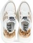 Emanuelle Vee Sneakers met contrastinzetten van leer en stof White Dames - Thumbnail 5