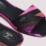 EMILIO PUCCI Multicolor Zijden Sandalen Elegante Stijl Multicolor Dames - Thumbnail 4