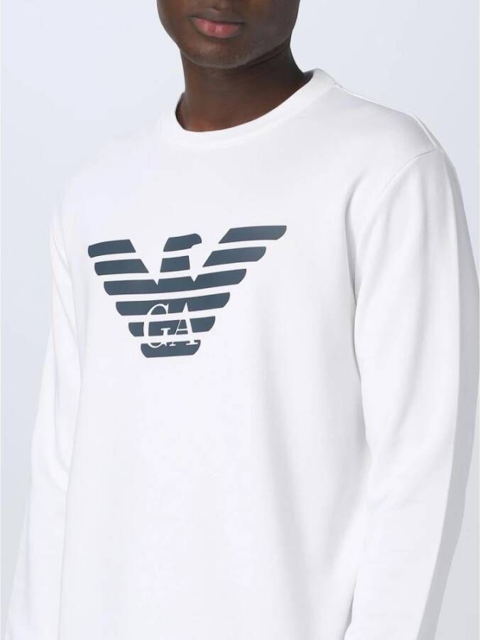 Emporio Armani Adelaar Logo Sweatshirt Casual Stijl