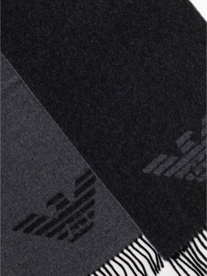 Emporio Armani Adelaar Logo Wollen Sjaal