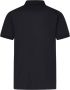Emporio Ar i Blauw Jacquard Adelaar Geborduurd Poloshirt - Thumbnail 2