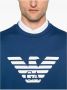 Emporio Ar i Blauwe Adelaar Logo Crew Neck Sweatshirt - Thumbnail 2