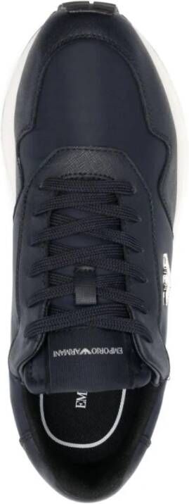 Emporio Armani Blauwe Casual Trainers Sneaker