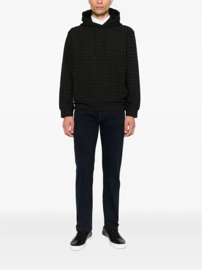 Emporio Armani Blauwe Katoenen Jeans met Adelaar Logo