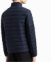 Emporio Ar i Blauwe Nylon Donsjas met Adelaarspatch - Thumbnail 2