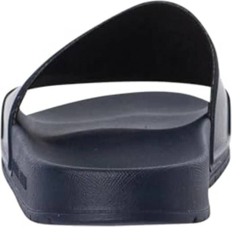 Emporio Armani Blauwe Slip-On Schoenen Blue Heren