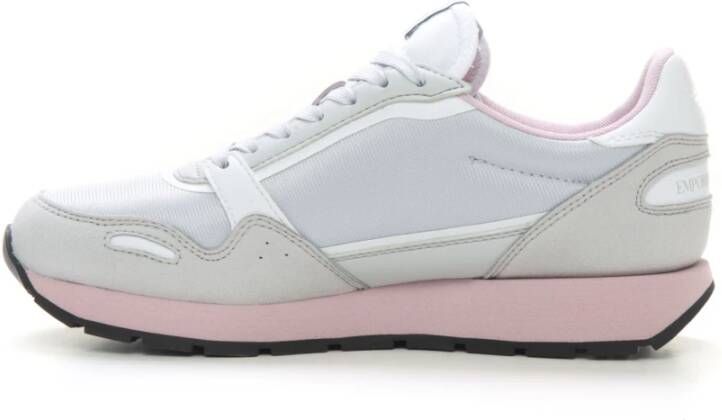 Emporio Armani Canvas en Suède Adelaar Logo Sneaker Multicolor Dames