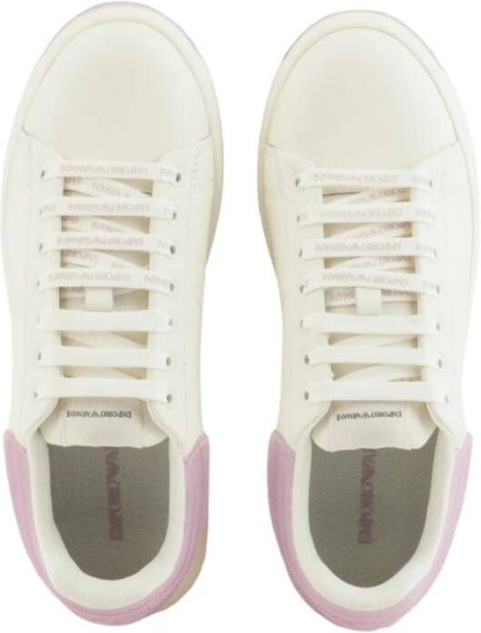 Emporio Armani Casual Sneakers voor Dagelijks Gebruik White Dames