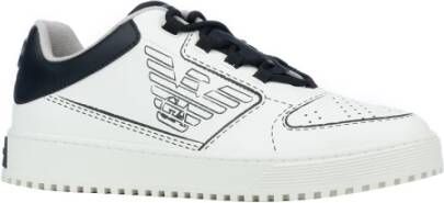 Emporio Armani Casual Sneakers voor Dagelijks Gebruik White Heren