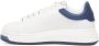 Emporio Armani Contrast Rivet Sneakers Wit Blauw White Heren - Thumbnail 9
