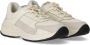 Emporio Armani Crèmekleurige Leren Sneaker White Heren - Thumbnail 4