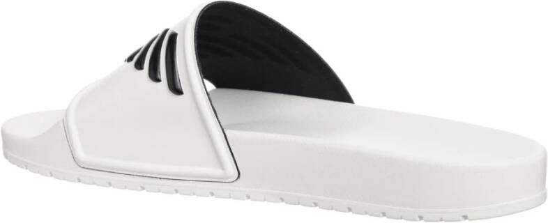 Emporio Armani Damesband Slippers Lente Zomer Collectie White Heren