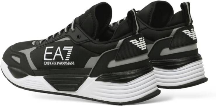 Emporio Armani EA7 Ace Runner Neopreen Sneakers Zwart Heren