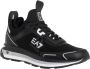 Emporio Armani EA7 Zwarte Witte Mesh Sneaker voor Hardlopen en Training Black Heren - Thumbnail 7