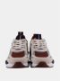 Emporio Armani EA7 Beige Logo Patched Sneakers Multicolor Heren - Thumbnail 3