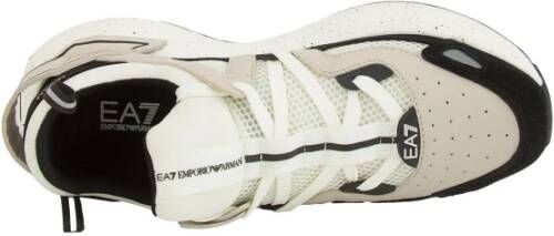 Emporio Armani EA7 Beige Multicolor Sneakers