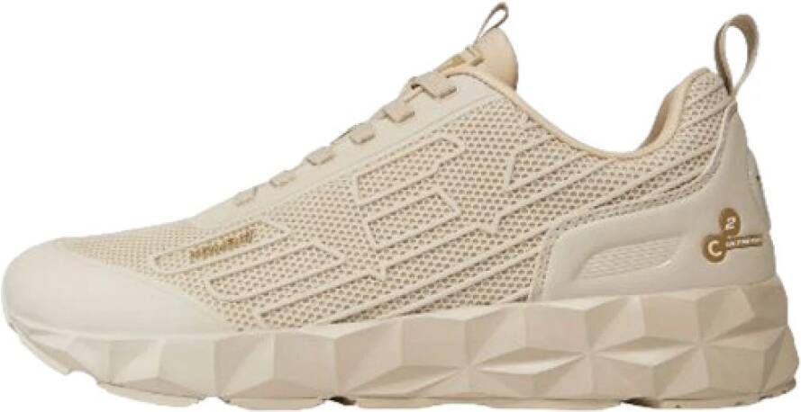 Emporio Armani EA7 Beige Trendy Sneakers Beige Heren