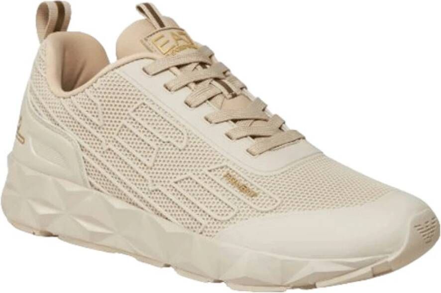 Emporio Armani EA7 Beige Trendy Sneakers Beige Heren